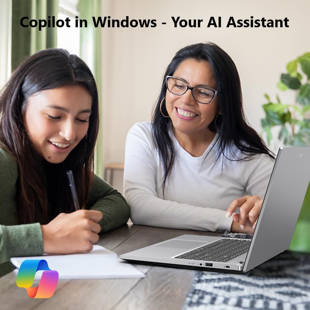 Acer Aspire Go 15 AI Ready Laptop | 15.6" FHD IPS Display | AMD Ryzen 3 7320U | AMD Radeon 610M Graphics | 8GB LPDDR5 | 128GB PCIe SSD | Wi-Fi 6 | Windows 11 Home in S Mode | AG15-21P-R5YG - Image 5